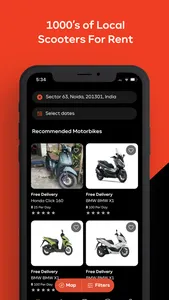 Skoot - Motorbike Rental App screenshot 2