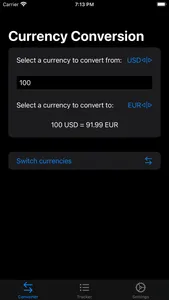 Simple Currency Tracker screenshot 0