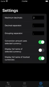 Simple Currency Tracker screenshot 3