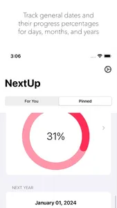 NextUp - Progress Percentages screenshot 0