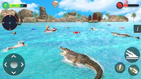 Crocodile Attack Simulator 3D screenshot 2