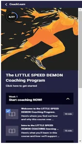 SPEED DEMON COACHING screenshot 1