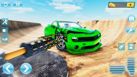 Mega Racing Car Crash Stunt screenshot 2