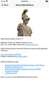 OpenAthena screenshot 1