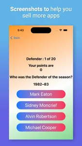 Best basketball league trivia screenshot 5