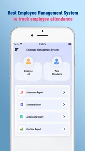 Employee Attendance System screenshot 0