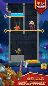 Hero Rescue - Pull Pin Puzzle screenshot 1