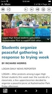 Logan Daily News eEdition screenshot 1