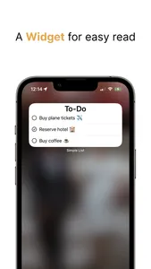 Simple List: To-Do made simple screenshot 1