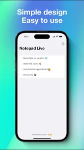 Notepad Live screenshot 1