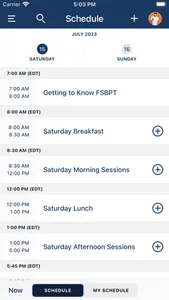 FSBPT Events screenshot 2