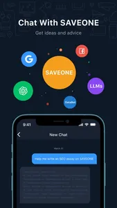 SAVEONE - Chat with AI screenshot 0