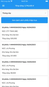 VsoftApp-Quản lý bán hàng screenshot 1