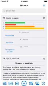 MoodNote: Mood Tracker screenshot 1