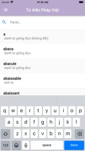 Favidict - Từ điển Pháp Việt screenshot 1