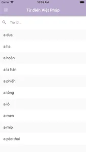 Favidict - Từ điển Pháp Việt screenshot 4