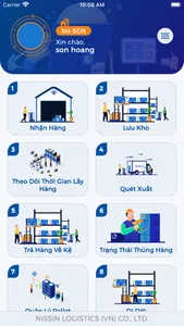 Nissin WMS screenshot 1