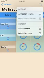 Decision Matrix screenshot 4