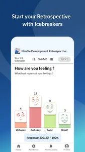 NimbleRetro: Retrospective App screenshot 1