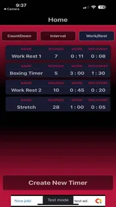 Custom Fitness Timer screenshot 0