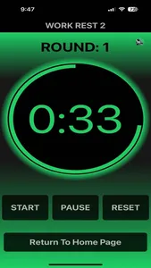 Custom Fitness Timer screenshot 1