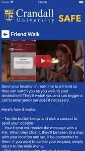 CU SAFE - Crandall University screenshot 2