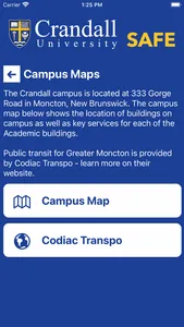 CU SAFE - Crandall University screenshot 4