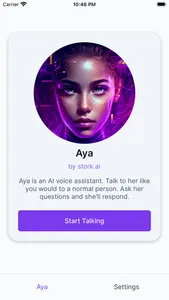 Aya – Voice AI Assistant screenshot 1