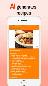 Recipe Generator AI screenshot 1