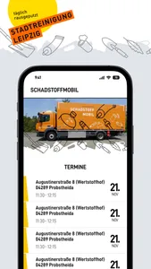 Stadtreinigung Leipzig screenshot 2