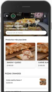 Central de pizzas y empanadas screenshot 2