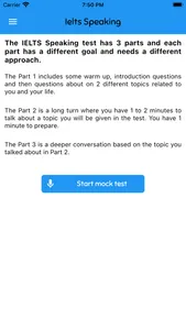 IELTS Speaking Mock Test screenshot 1