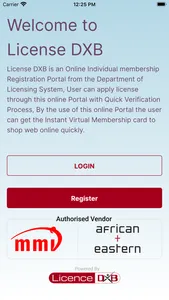 LICENSE DXB APP screenshot 1