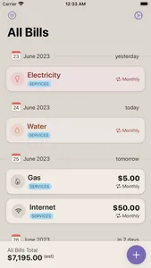 Billpad - Bill Logger screenshot 0