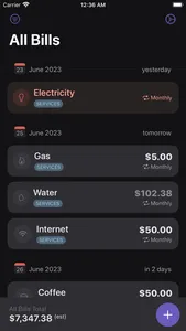 Billpad - Bill Logger screenshot 1