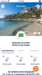 Marseille infoplages screenshot 2