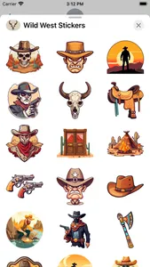 Wild West Stickers screenshot 0