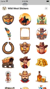 Wild West Stickers screenshot 1