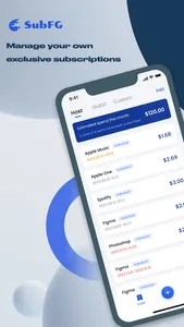 SubFG- Subscription Management screenshot 0