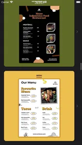 Menu Maker & Designer screenshot 0