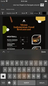 Menu Maker & Designer screenshot 2