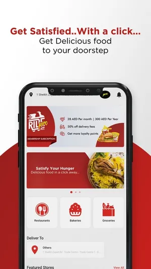 RideApp : Food and Groceries screenshot 1