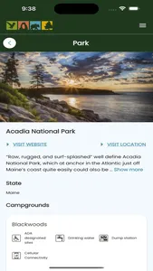 National Parks RVing Guide screenshot 1