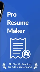 Resume Builder Maker App Pro screenshot 1