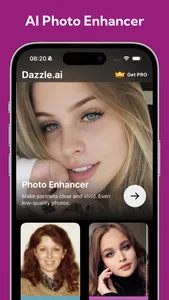 Dazzle.ai - Photo Enhancer screenshot 1