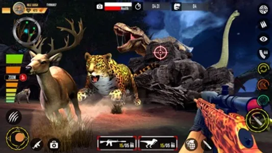 Real Dino Hunting Zoo Games 3D screenshot 2