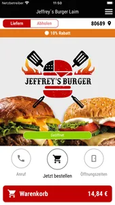 Jeffrey´s Burger Laim screenshot 0