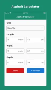 Asphalt Calculator - Hot Mix screenshot 1