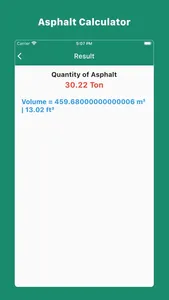 Asphalt Calculator - Hot Mix screenshot 2