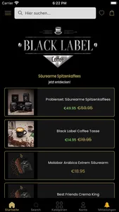 Black Label Coffee screenshot 0